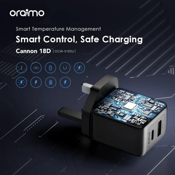 Cannon 18D 18W Wall Charger Kit - Image 2